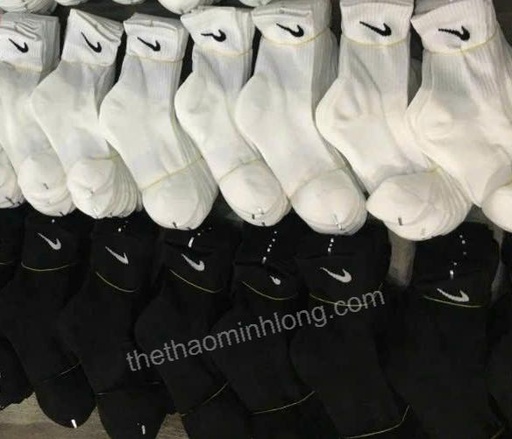 Tất nike trơn 11cm  - mã ML0849 (11,15cm)
